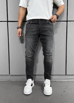 Чоловічі джинси / якісні джинси в сірому кольорі на весну1 фото