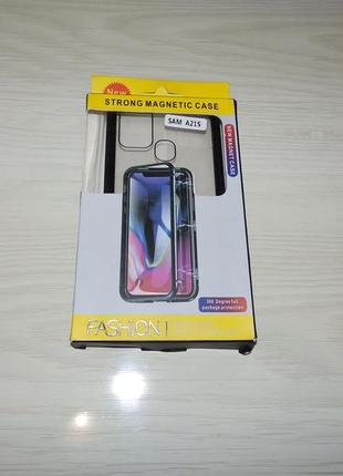 Чохол magnetic case магнітний для samsung galaxy a21s full glass 360