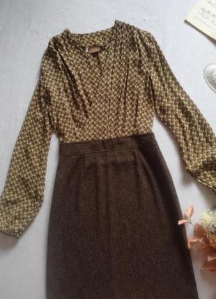 Оригінальна сукня, плаття, міді, з імітацією спідниці і блузки, zara,3 фото