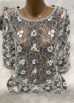 Шикарна ажурна блуза