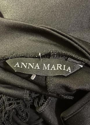 Комбинезон ромпер открытая спина рукава сетка вырез черный anna maria7 фото