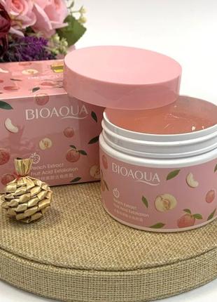 Хит! 140 г гель пилинг скатка эксфолиант bioaqua с экстрактом персика probeauty