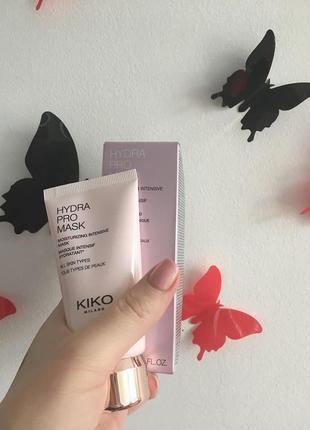 Kiko milano hydra mask ECCO pro глибоко зволожувальна маска з гіалуроновою кислотою