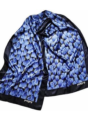 Шелковый шарф тюльпаны robin ruth голандия /4330/