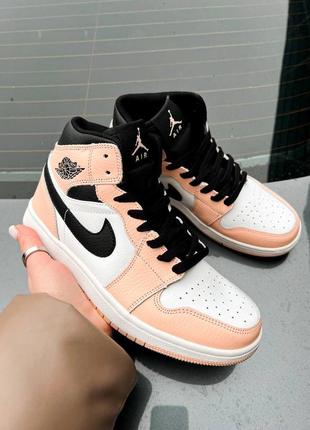 Кросівки air jordan retro 1 sweet coral