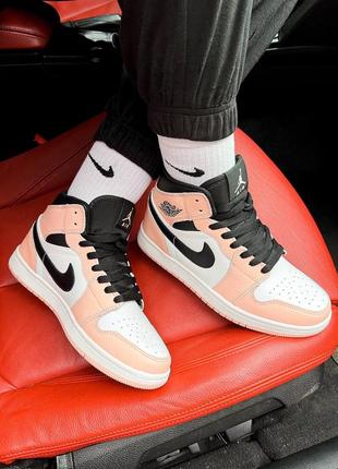 Кроссовки air jordan retro 1 sweet coral2 фото