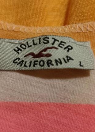 Яркая полосканая майка от hollister5 фото