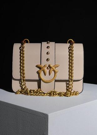 Сумка в стиле pinko classic love bag icon simply beige