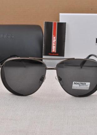 Фірмові чоловічі сонцезахисні  окуляри matrix polarized mt8429  крапля з шорою4 фото