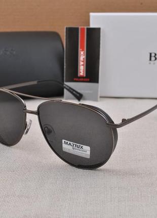 Фірмові чоловічі сонцезахисні  окуляри matrix polarized mt8429  крапля з шорою2 фото
