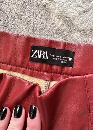 Лосины кожаные zara