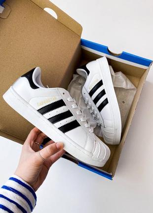 Кроссовки adidas superstar white