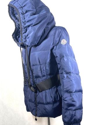 Moncler куртка пуховик оригинал синяя на пуху дутик9 фото