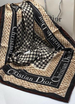 Брендовый платок в стиле christian dior💖🔥
