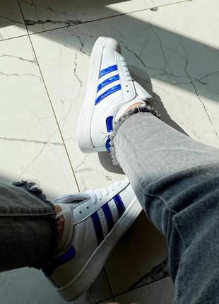 Кроссовки adidas superstar fully white2 фото