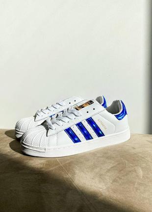 Кроссовки adidas superstar fully white4 фото