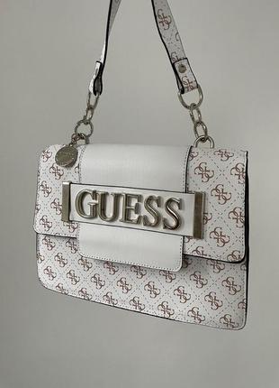 Сумка у стилі guess stephi white