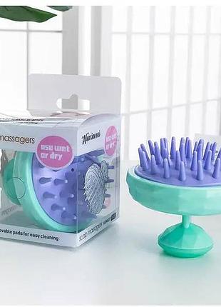 Массажная щетка для мытья головы 🔥