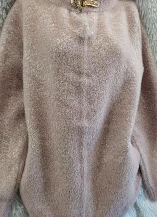 Курточка шубка пальто альпака 50-54 турция3 фото