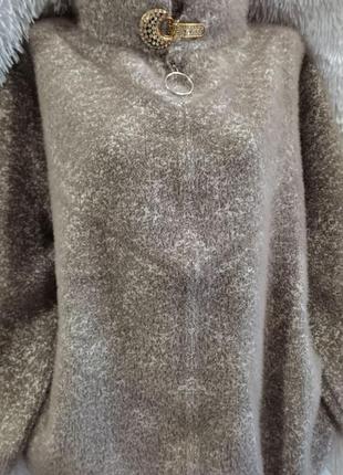 Курточка шубка пальто альпака турция 50-542 фото