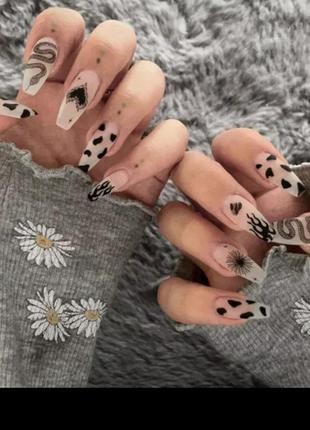 Накладные ногти 24 штуки