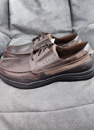 Skechers usa expected oxford original мужские кроссовки, туфли лоферы оксфорды2 фото