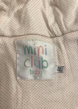 Комбинезон утепленный mini club baby на 3-6 месяцев,комбинезон теплый с капюшоном хлопок6 фото