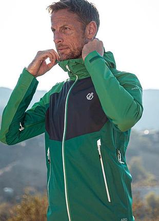 Водонепроницаемая треккинговая мужская куртка/ветровка dare 2b touchpoint ветрозащита...