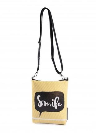 Позитивна сумка через плече "smile"1 фото
