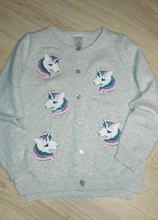 Кофточка " единорог"