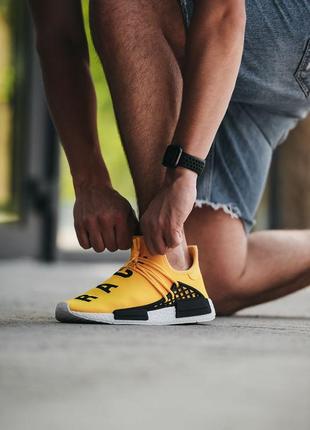 Мужские кроссовки adidas human race nmd yellow 40-41-437 фото