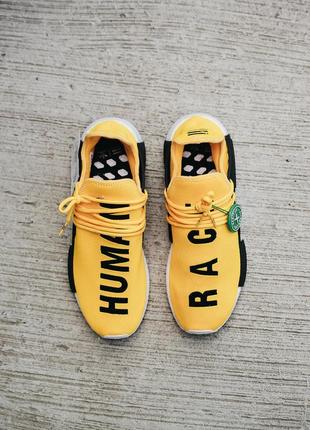 Мужские кроссовки adidas human race nmd yellow 40-41-438 фото