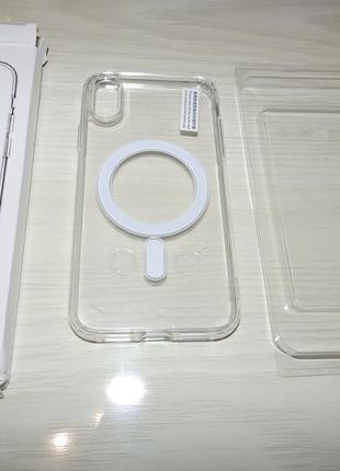 Чохол clear case magsafe simple magnetiс для Biphone xr — прозорий4 фото