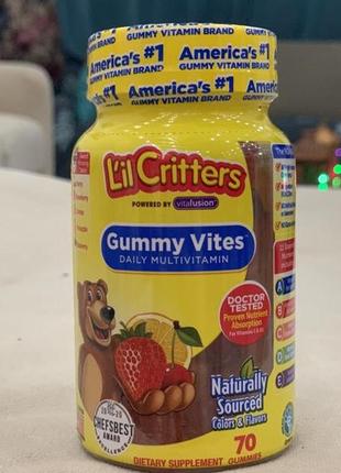 Gummy vites сша мультивітаміни для дітей, дитячі вітаміни3 фото