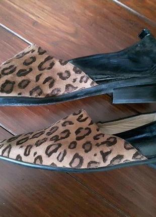 Кожаные туфли от итальянского премиум бренда brunate! p.-38.53 фото