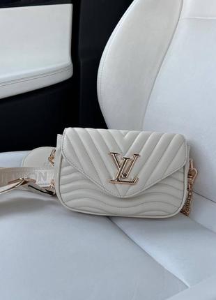 Сумочка в стилі louis vuitton / lv light beige / повсякденна сумка8 фото