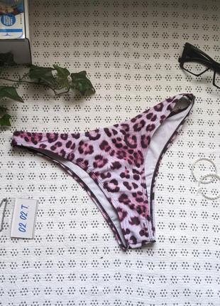 Плавки чорно-рожеві ml