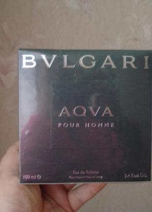 Bvlgari aqva pour homme туалетная вода 100 мл