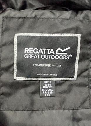 Regatta пальто дутое длинный пуховик стеганое с капюшоном6 фото