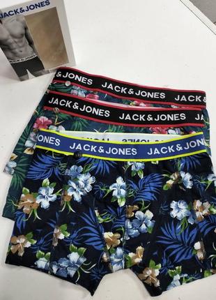 Труси боксери чоловічі 3в1 jack&jones