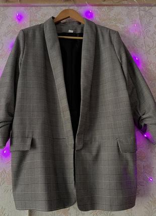 Пиджак серого цвета1 фото