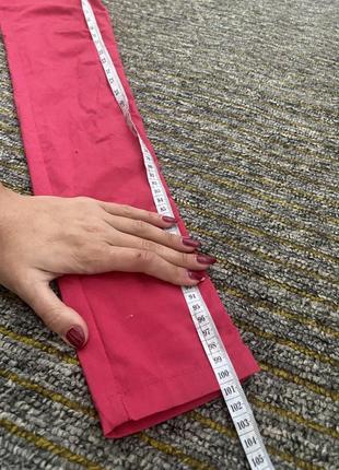 Яскраві рожеві штани стрейчеві в обтяжку завужені брюки хs s m5 фото