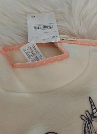 Флиска, флисовая кофта, свитшот, худи palomino единорог unicorn для девочки