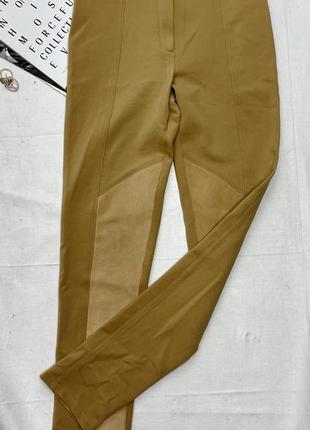 Штаны высокая посадка замша замшевые кожаные кемел camel2 фото