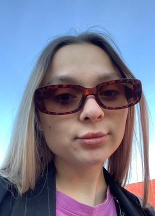 Unisex sunglasses сонцезахисні окуляри унісекс очки леопардового принту6 фото