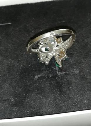 Кольцо серебро 17,5 размер, 925 проба украшение каблучка срібло8 фото