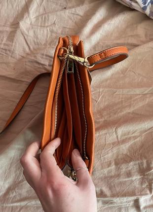 Отличное яркое содержимое маленькая оранжевая сумочка accessorize5 фото