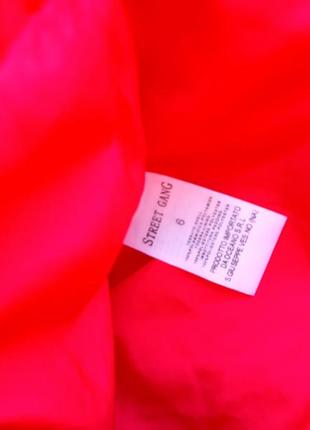 Куртка демисезонная красная stg на 6 мес.6 фото