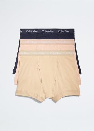 Спідня білизна для чоловіків труси calvin klein trunk набір 3 шт. розмір m1 фото