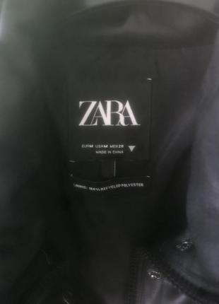 Куртка кожаная zara осень-зима6 фото